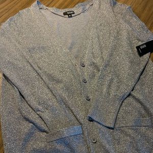 Sparkly Silver Cardigan